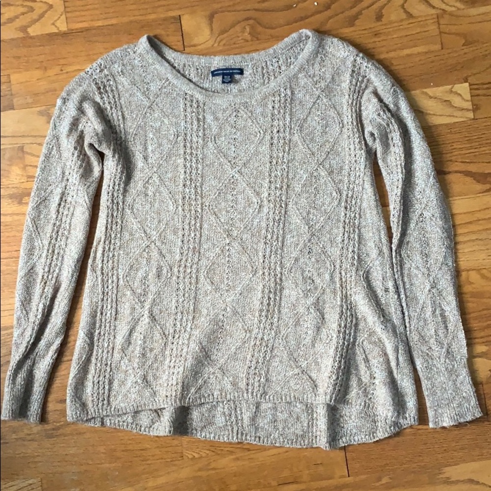American Eagle Light Brown Sweater
